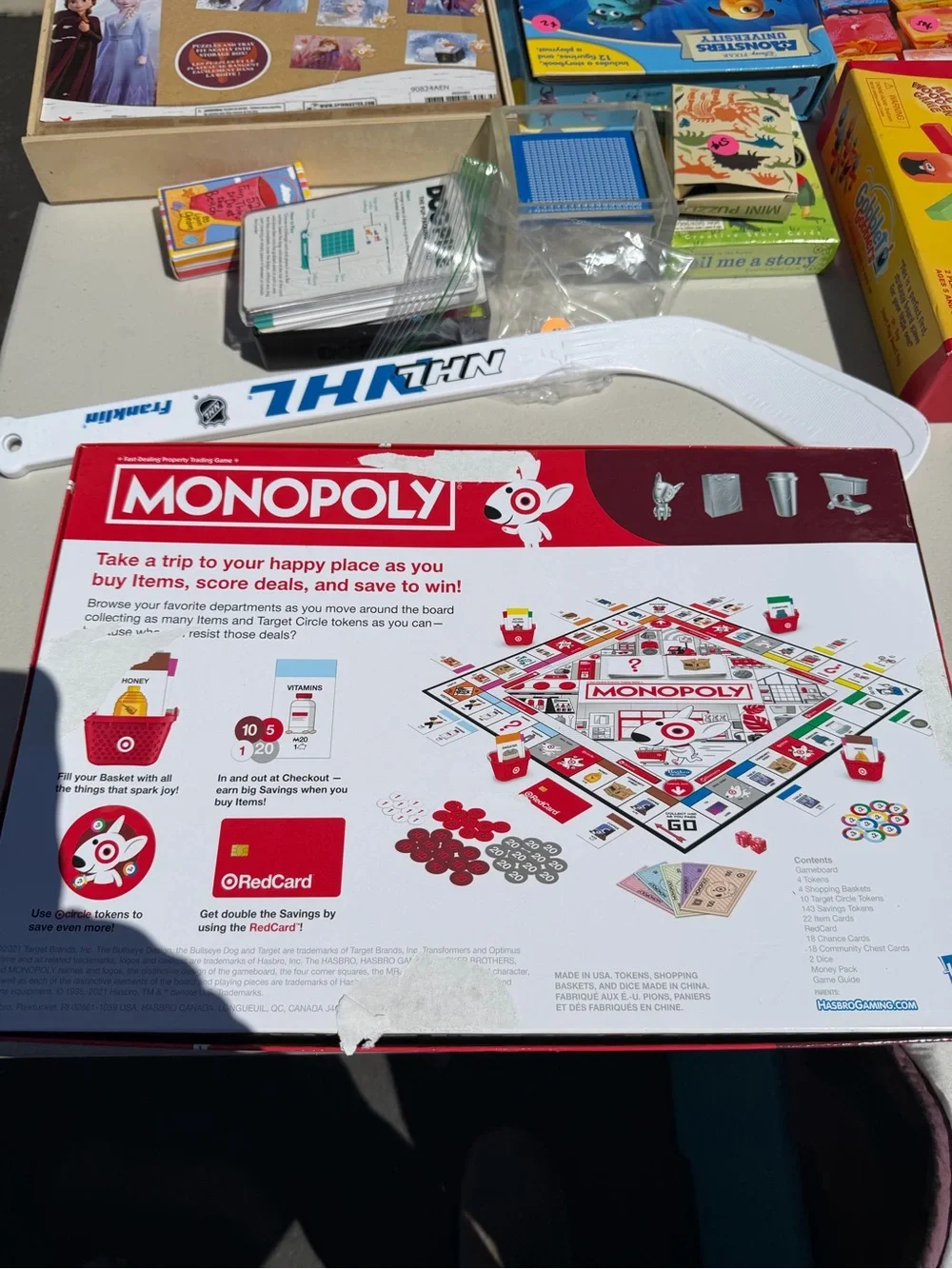 Target Monopoly Board Game - Red, White, Black